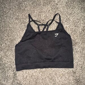 Gymshark Black Crossback Sports Bra